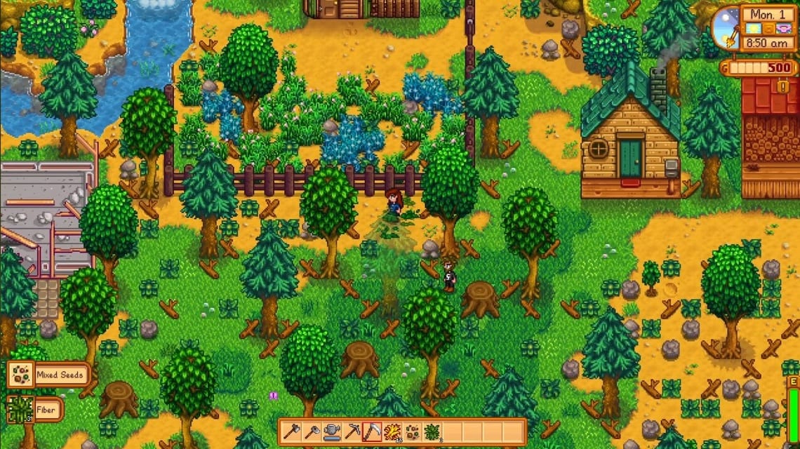 Gameplay co op Stardew Valley