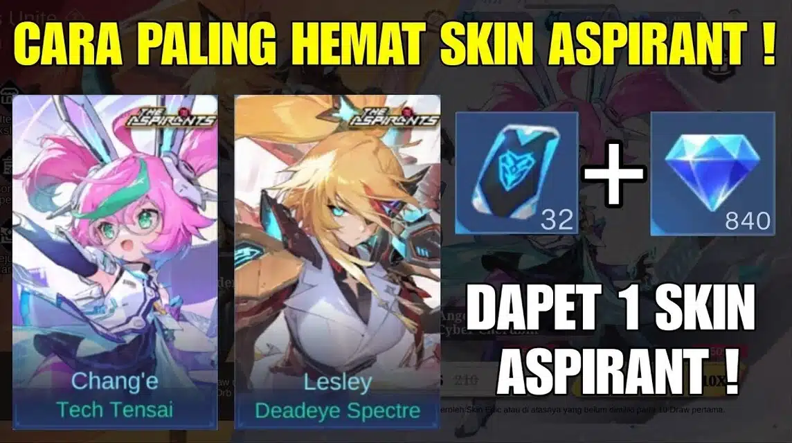 Harga skin Chang'e dan Lesley 2024