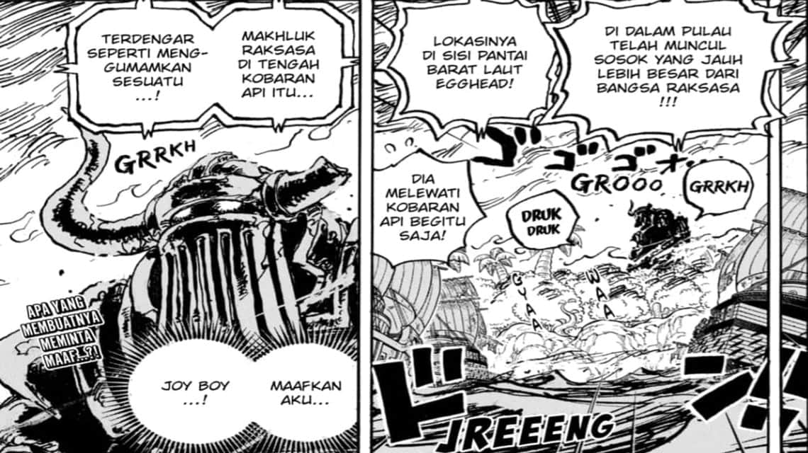 One Piece 1112 ditunda - Kemunculan Iron Giant