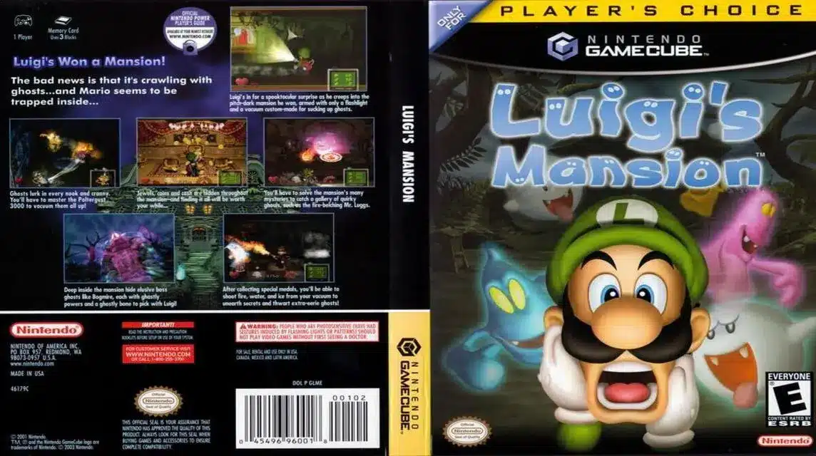 Lugi's Mansion GameCube