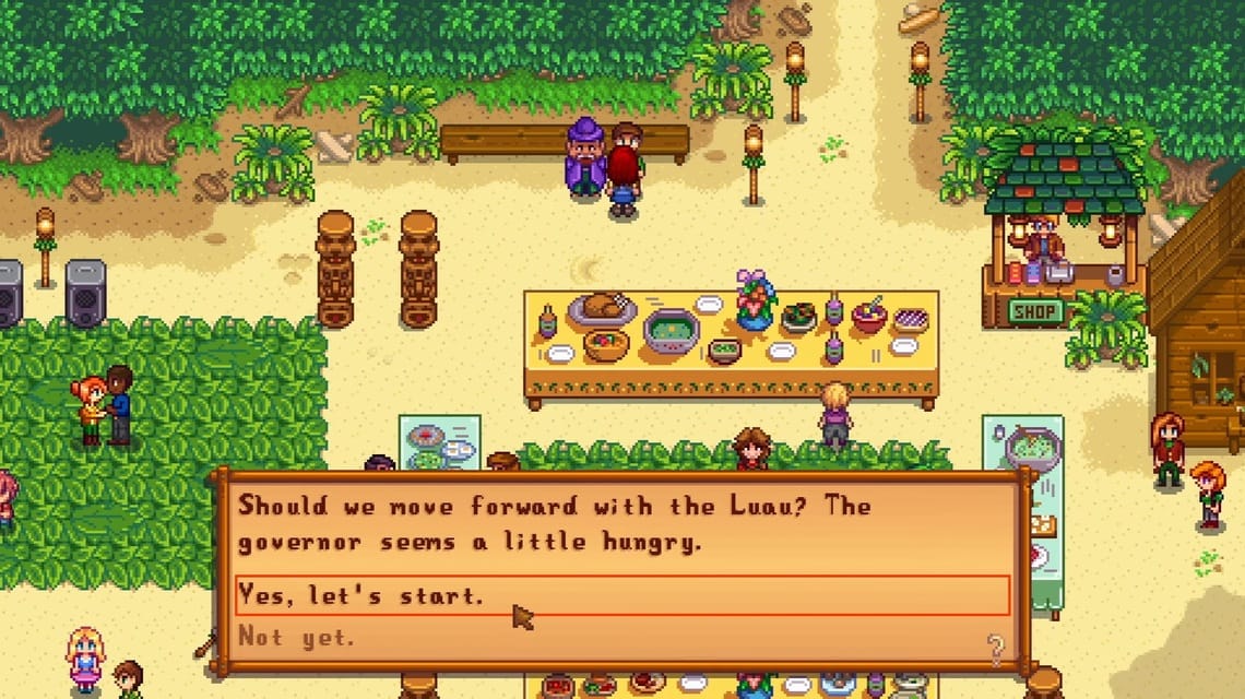 Stardew Valley Luau Festival