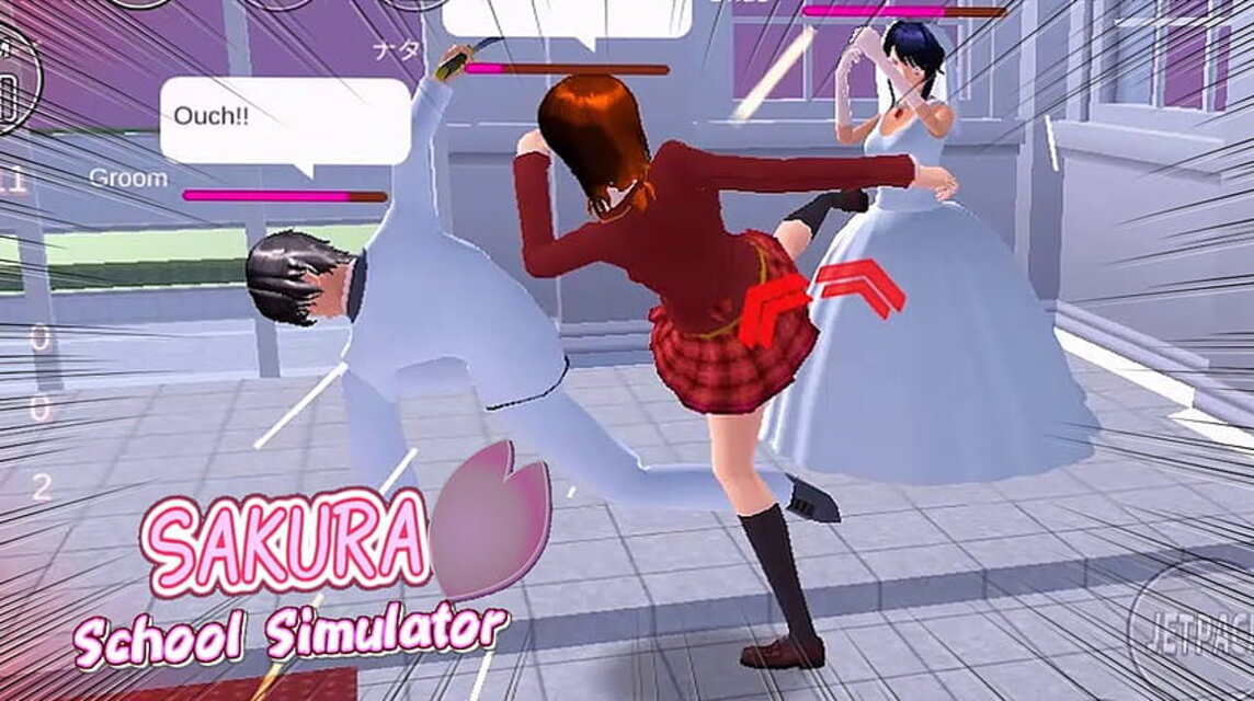 Menikah di Sakura School Simulator