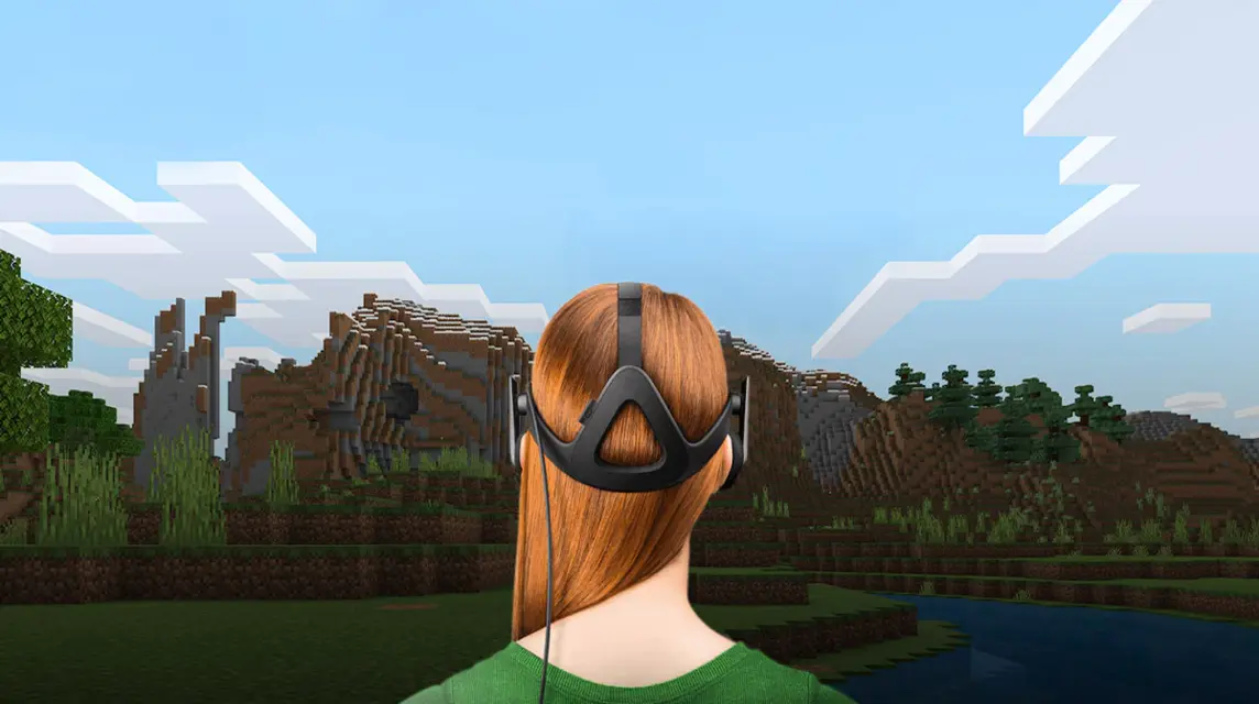 Minecraft Bedrock on Oculus Ques