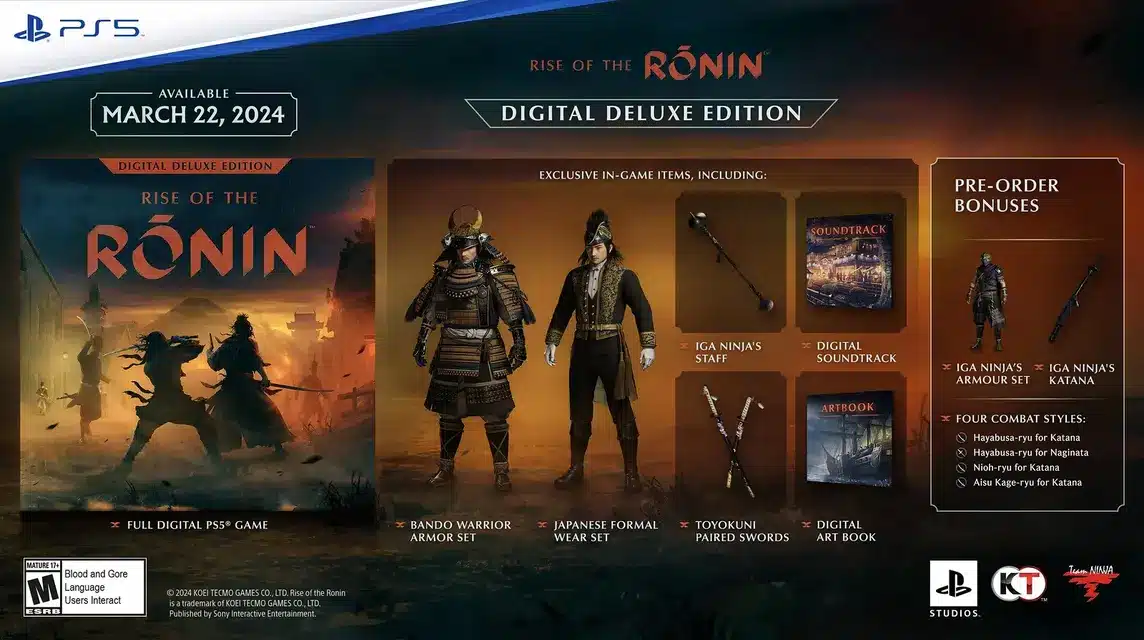 Rise of the Ronin-Deluxe Edition