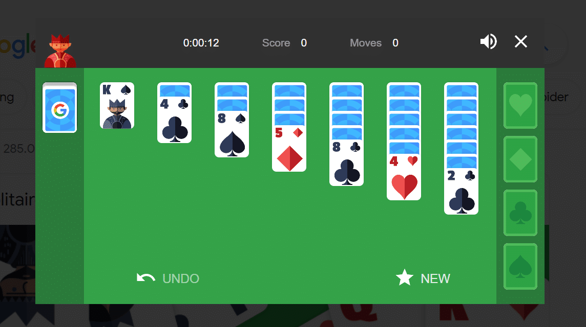 find free solitaire card games