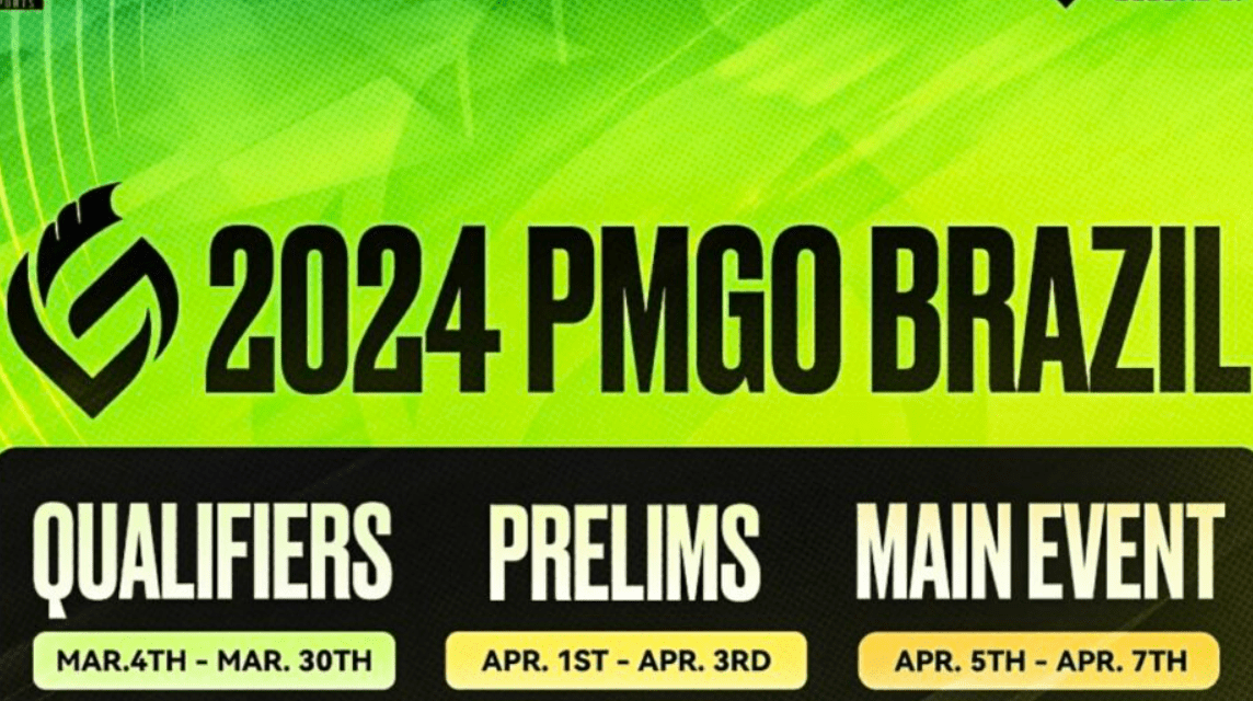 PMGO 2024 schedule