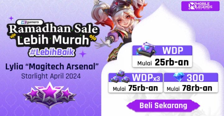 Tampilan dan Harga Skin Starlight April 2024 Termurah