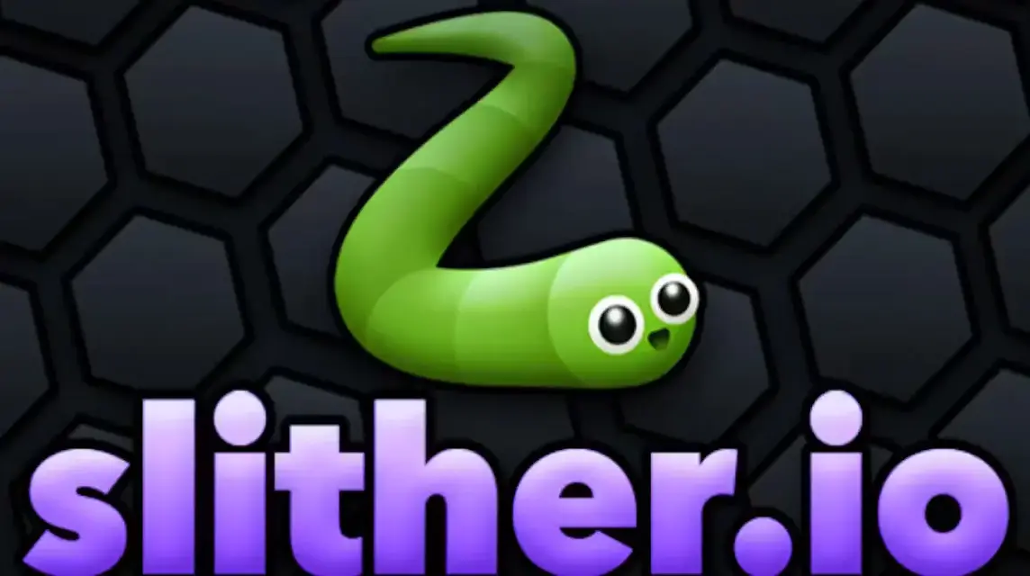 Popular worm game Slither io