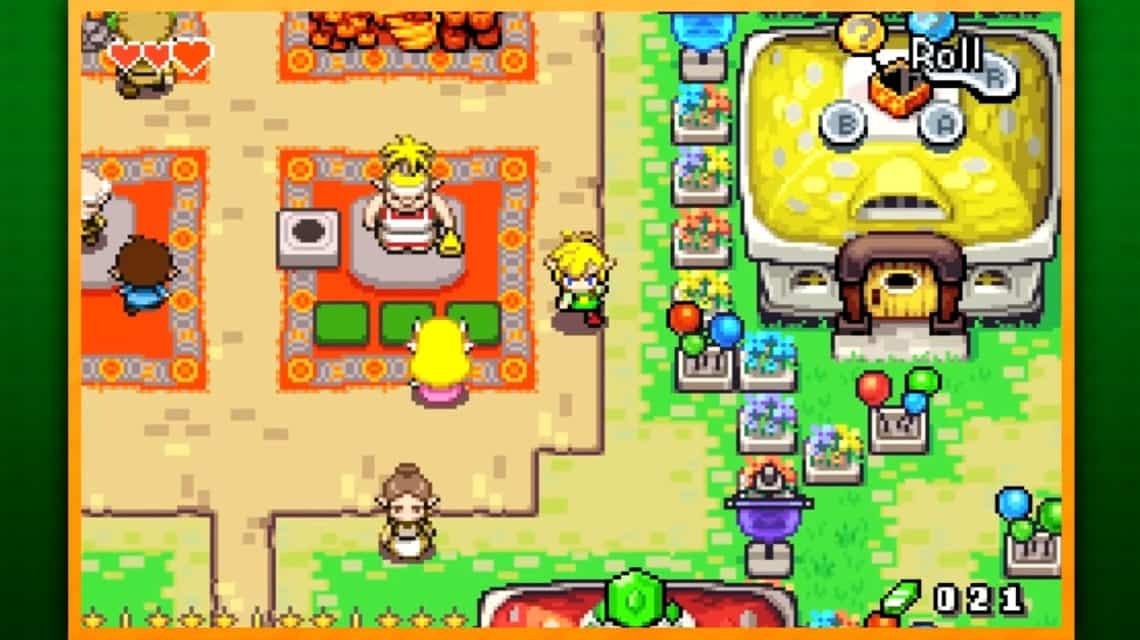 GBA ゲーム - ゼルダの伝説 ミニッシュ キャップ