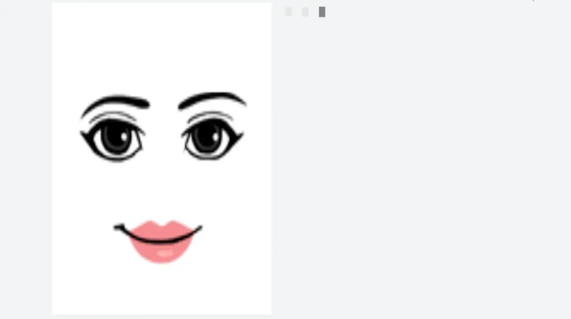 Roblox Woman Face