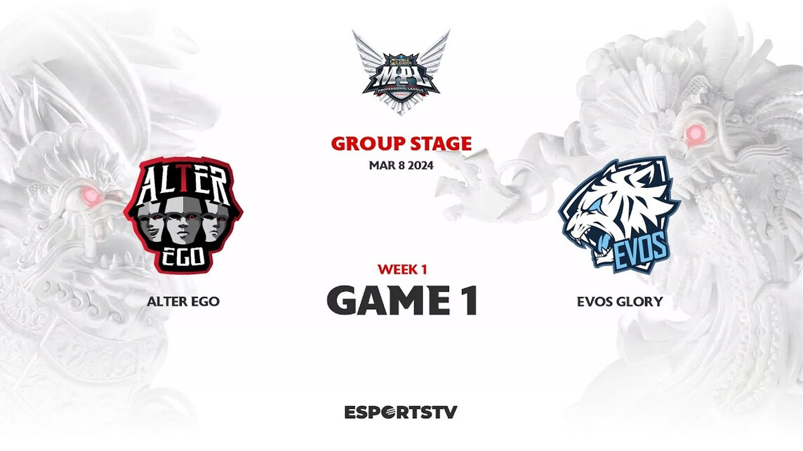 Game Pertama AE Vs. EVOS