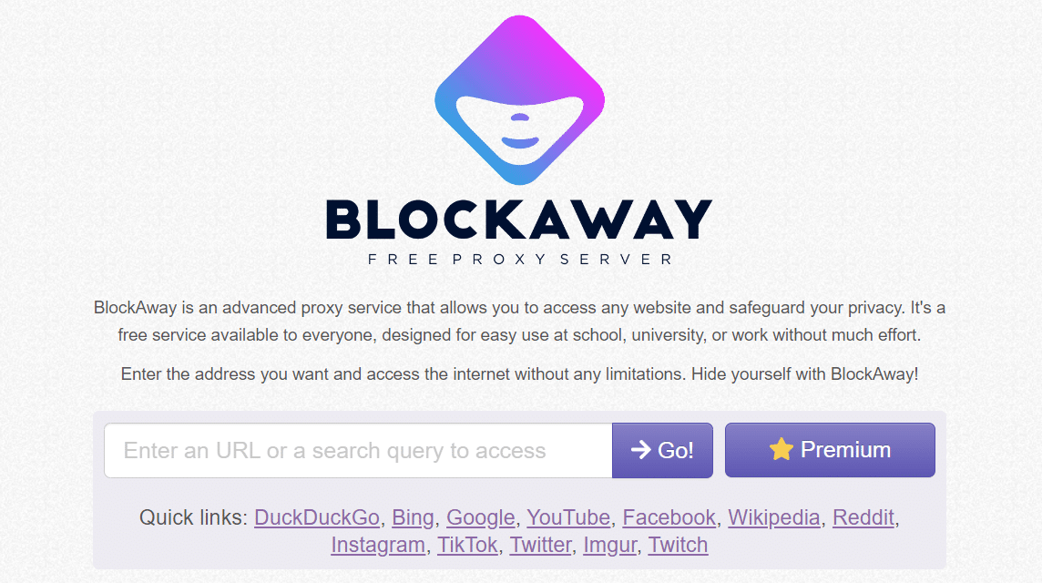 Blockaway Free Proxy Server de