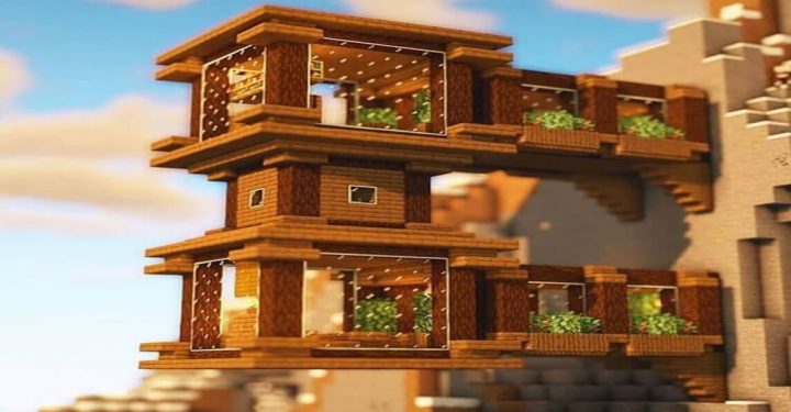 10 Ide Desain Rumah Minecraft ala Film Fiksi, Unreal!