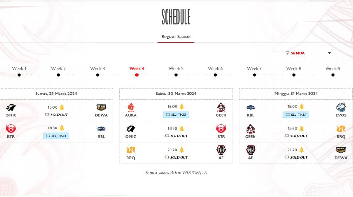 mpl id s13 schedule