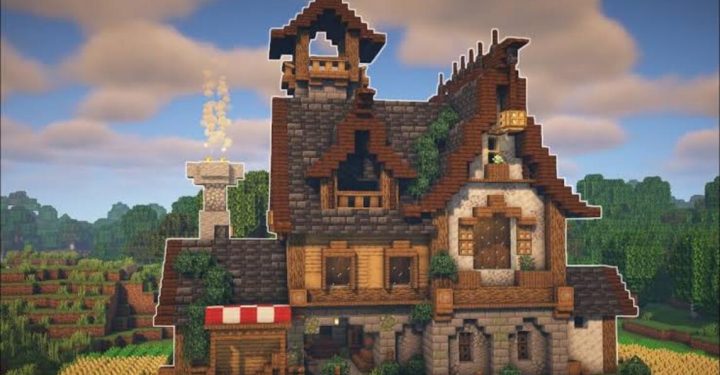 宮殿のような 5 つの豪華な Minecraft の家のデザイン アイデア