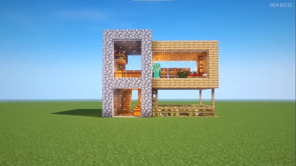 einfaches Minecraft-Haus (5)