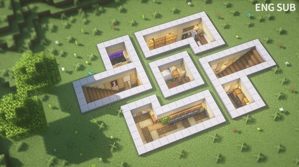 einfaches Minecraft-Haus (8)