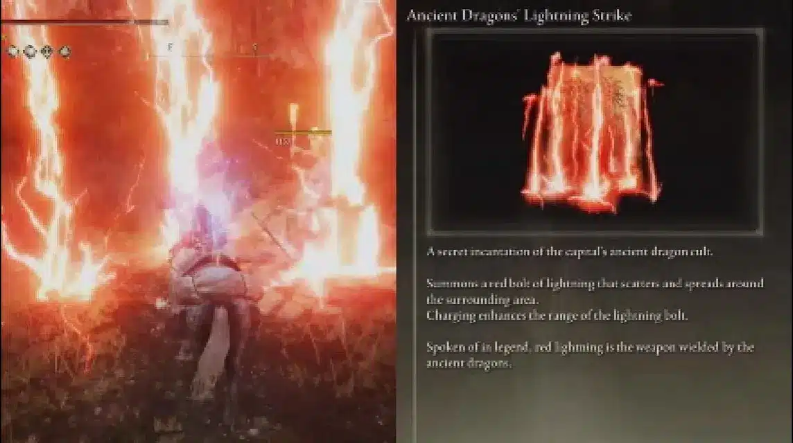 Ancient Dragon Lightning Strike Spell