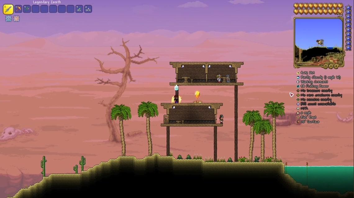 Terraria NPC 주택 가이드 - Desert Biome