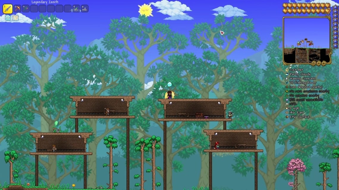 Terraria NPC 주택 가이드 - Jungle Biome