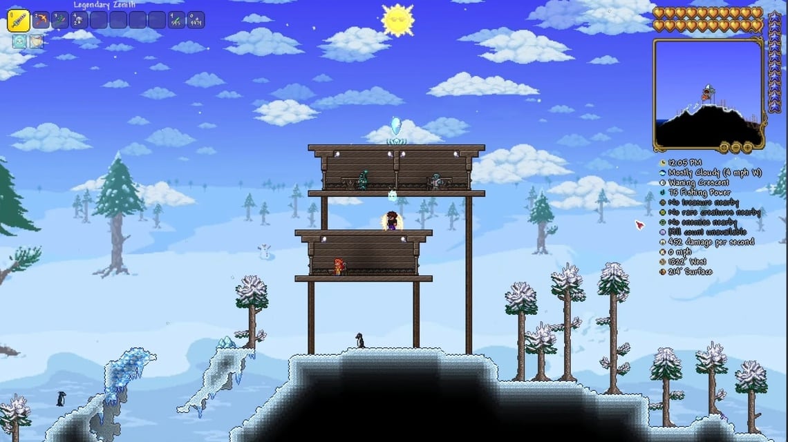 Terraria NPC-Unterkunftsführer – Schneebiom