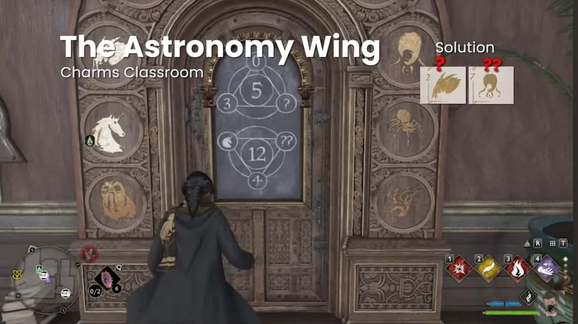 Door Puzzle Hogwarts Legacy - Charms Classroom