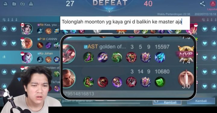 Moonton's explanation regarding the MLBB Dark System during Solo Rank