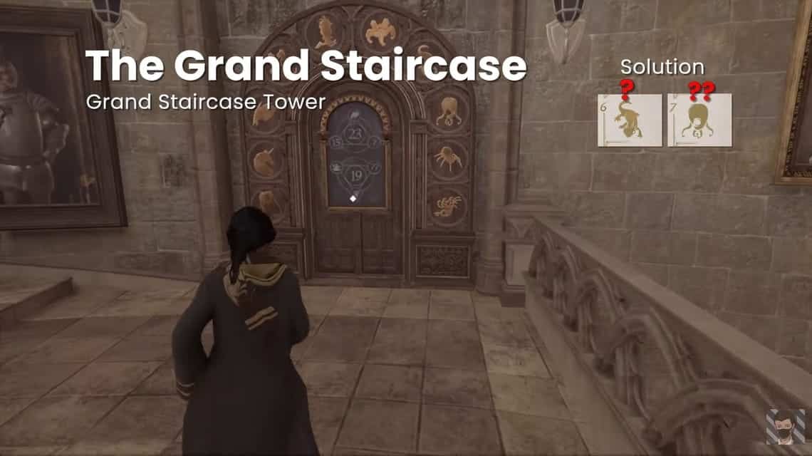 Door Puzzle Hogwarts Legacy - Grand Staircase