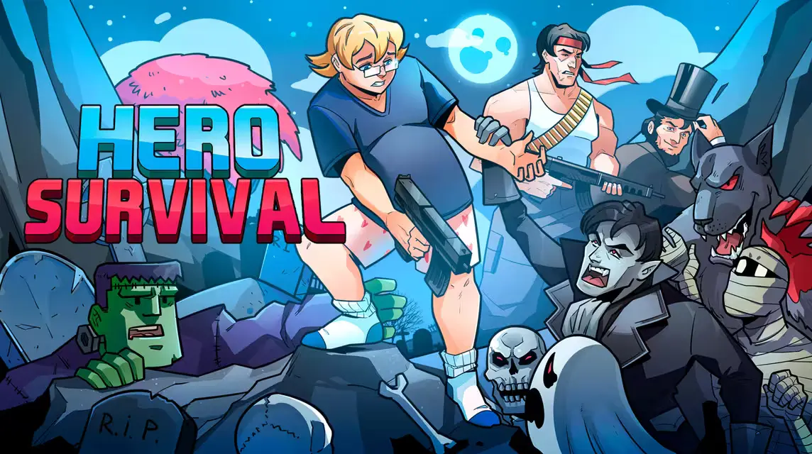 Hero Survival game is similar to Vampire Survivors