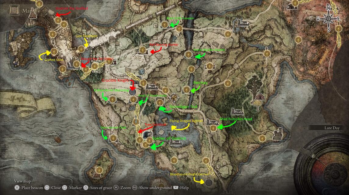 Limgrave Map Guide