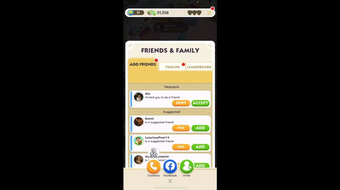 Can you play Monopoly Go with friends - Adding friends