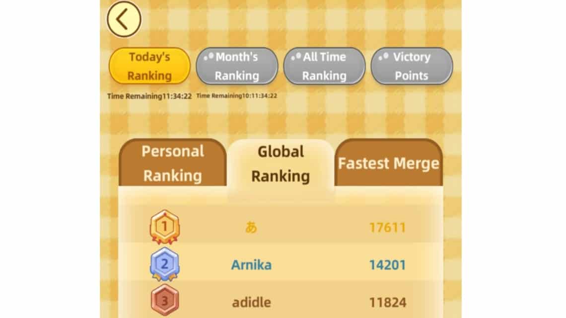 Watermelon Game global leaderboard