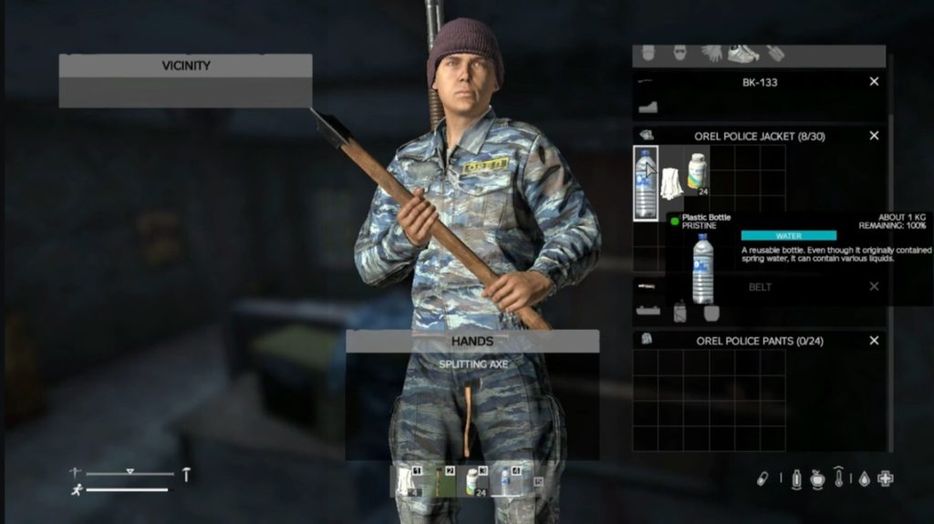 How to rotate items in dayz inventory