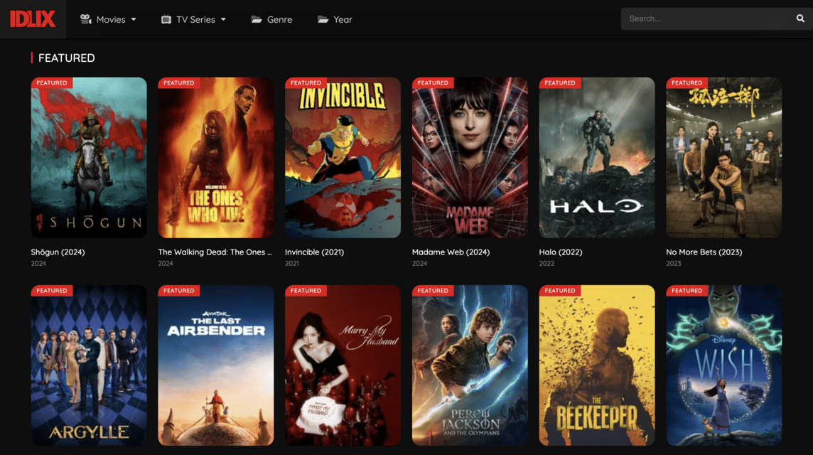 Idlix - Movie Streaming Platform