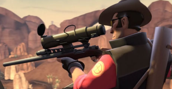 Kesalahan yang Dilakukan Menggunakan Karakter Sniper di TF2