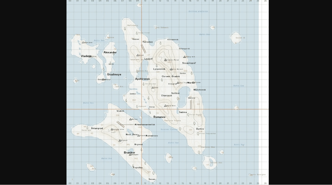 DayZ map