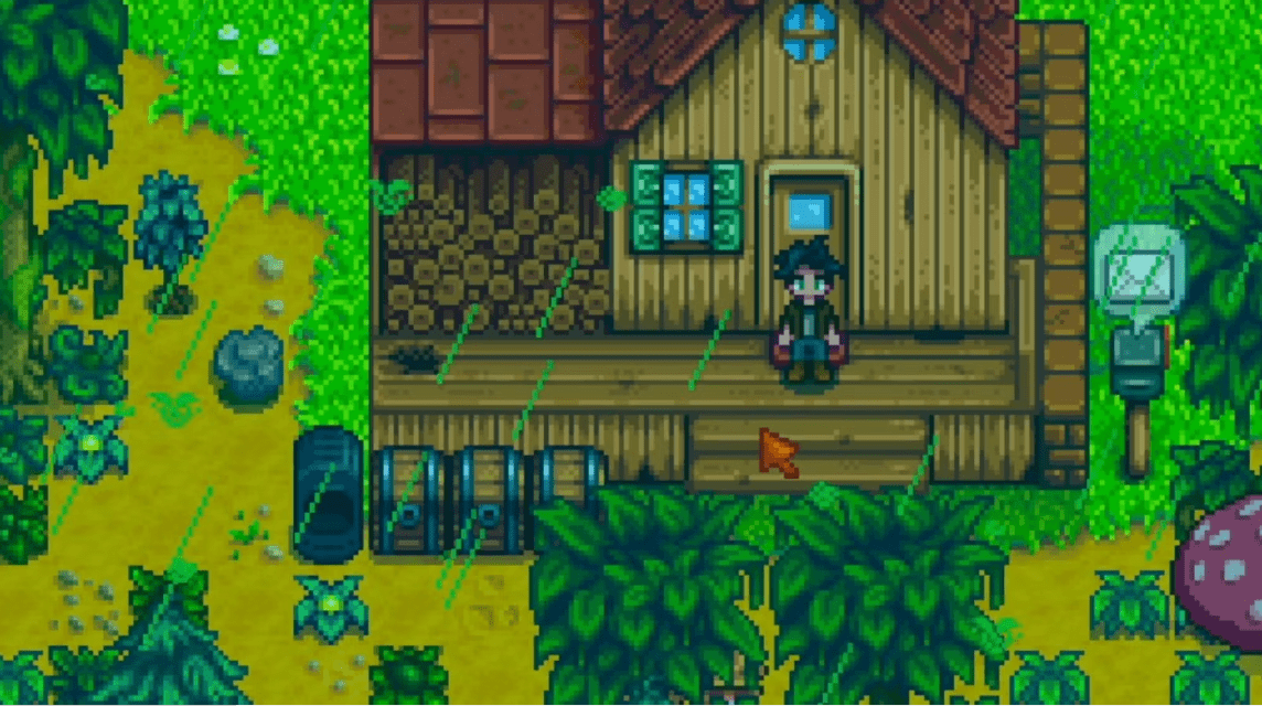 Stardew Valley grüner Regen