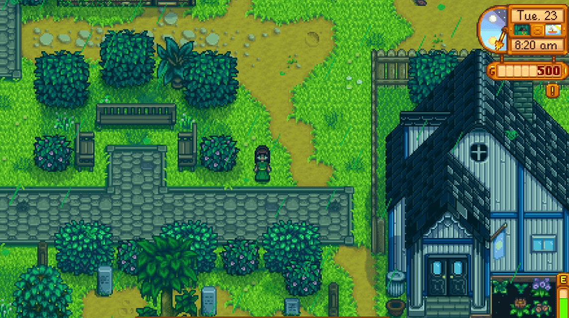 Stardew Valley grüner Regen