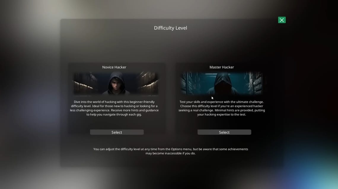 Anonymous Hacker Simulator difficulty level