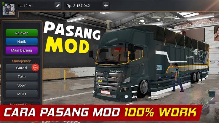 Cara Pasang Mod Bussid