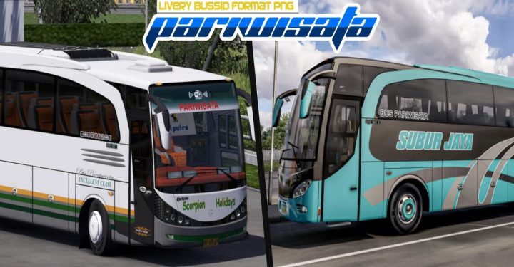 35 Download Livery BUSSID Pariwisata, Unik dan Keren!