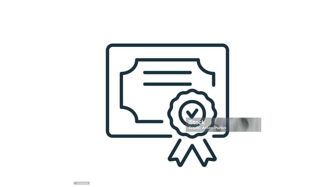 Certification illustration