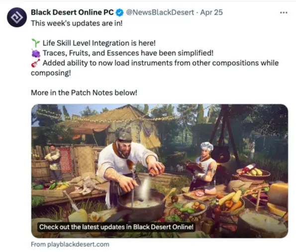 update black desert