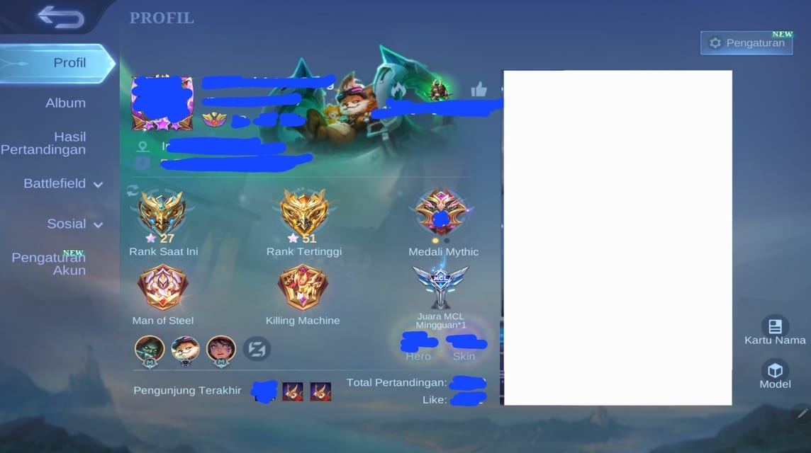 Profile Menu View Replay