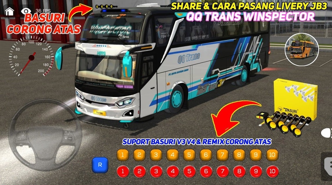 livery bussid winspector shd