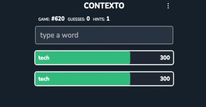 Contexto: AI를 이용한 단어 추측 게임