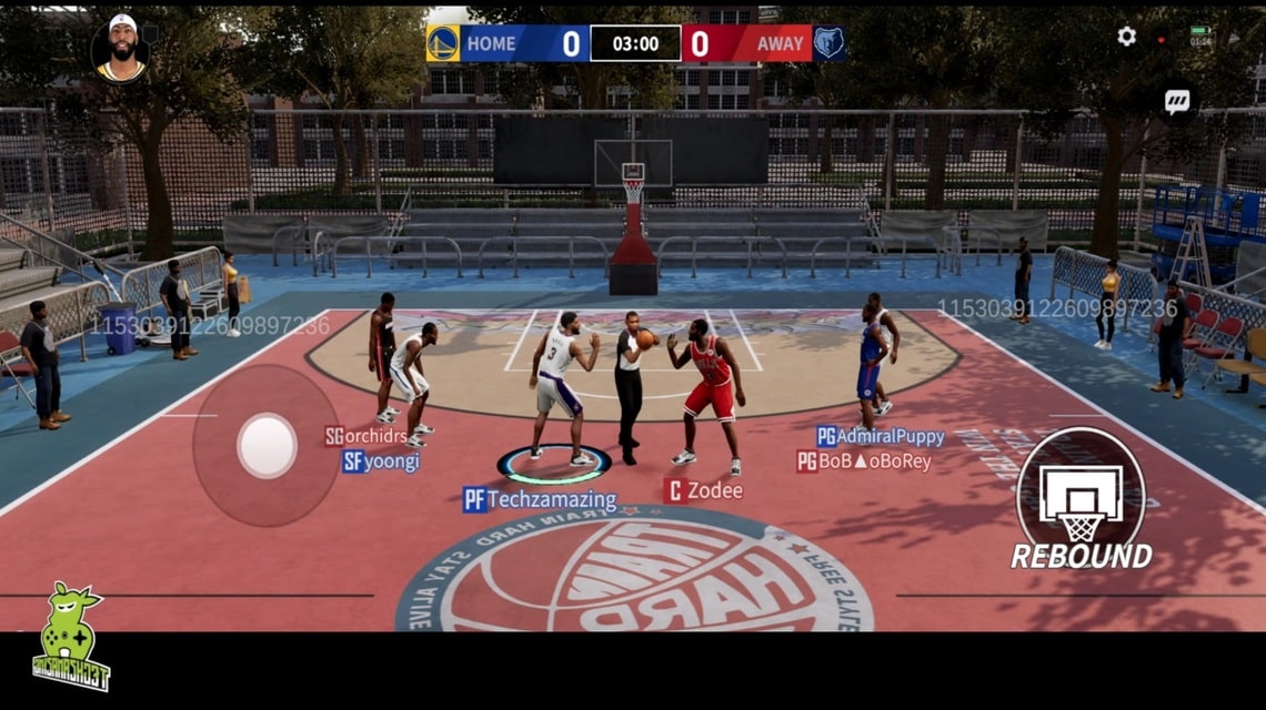 Gameplay NBA Infinite