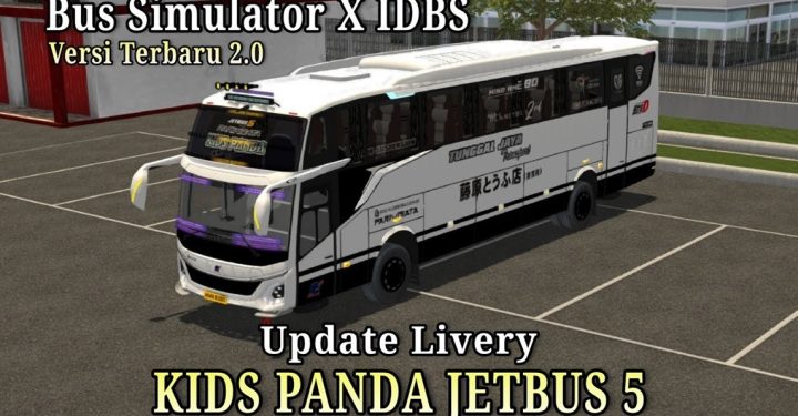 20 Link Download Livery Bus Kids Panda JB5 Terbaru