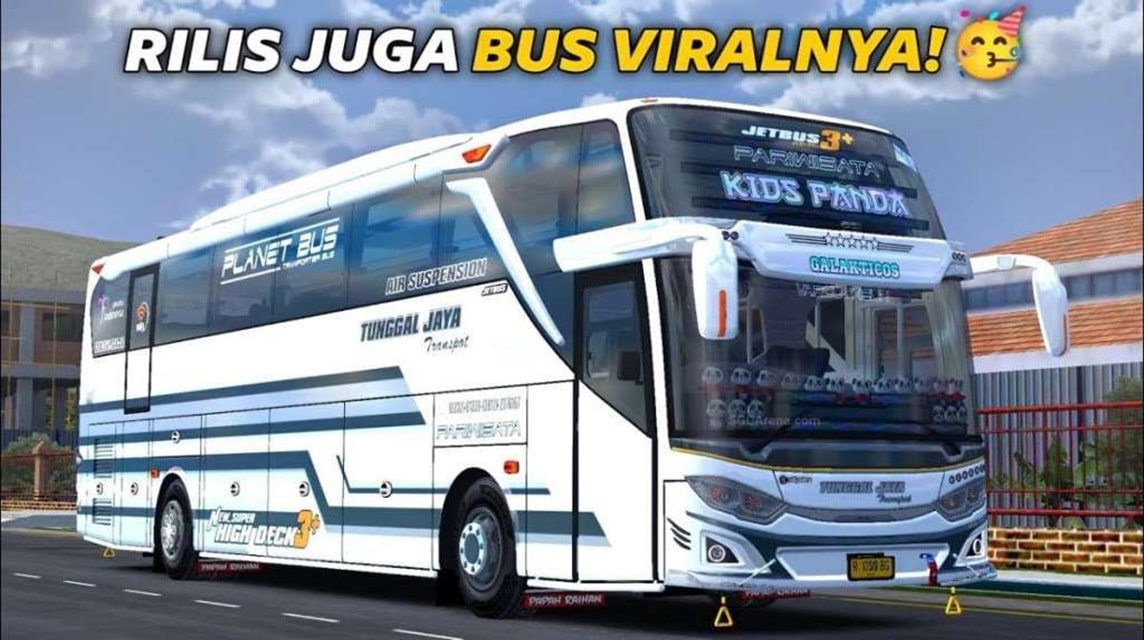 Livery Bus Kids Panda JB5