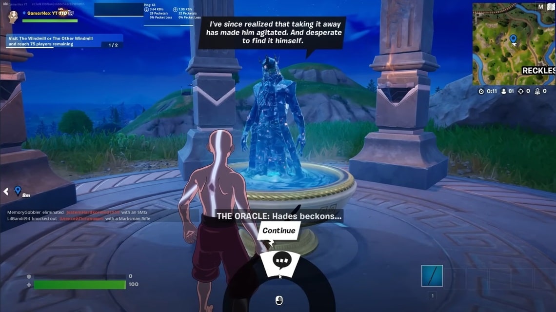 Quest Cerberus Fortnite - Scrying Pool